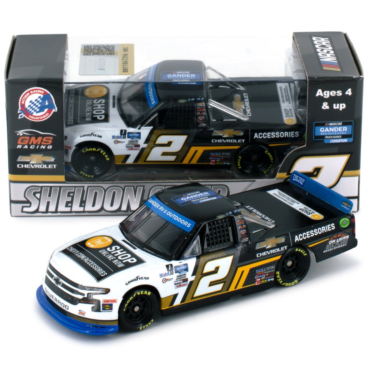 Sheldon Creed #2 1/64th 2020 Lionel Chevy Accessories Champion Silverado